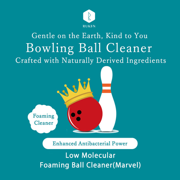 RUKEN Bowling Ball Foam Cleaner × 4