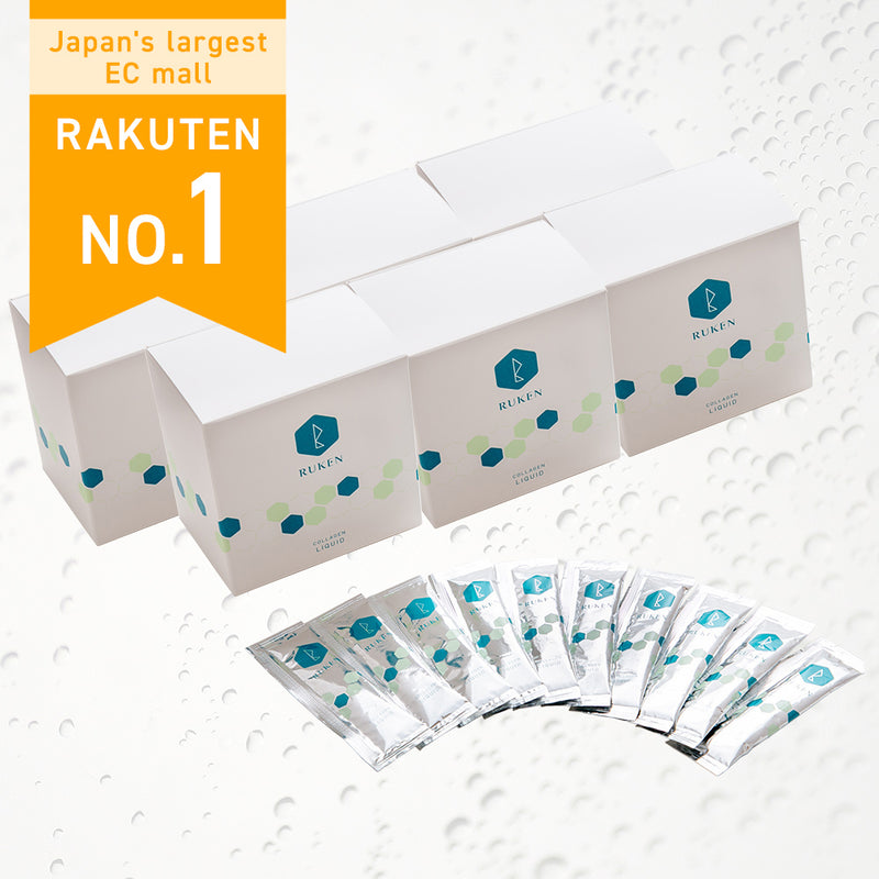 RUKEN Collagen Liquid(33 individually wrapped packets) × 6
