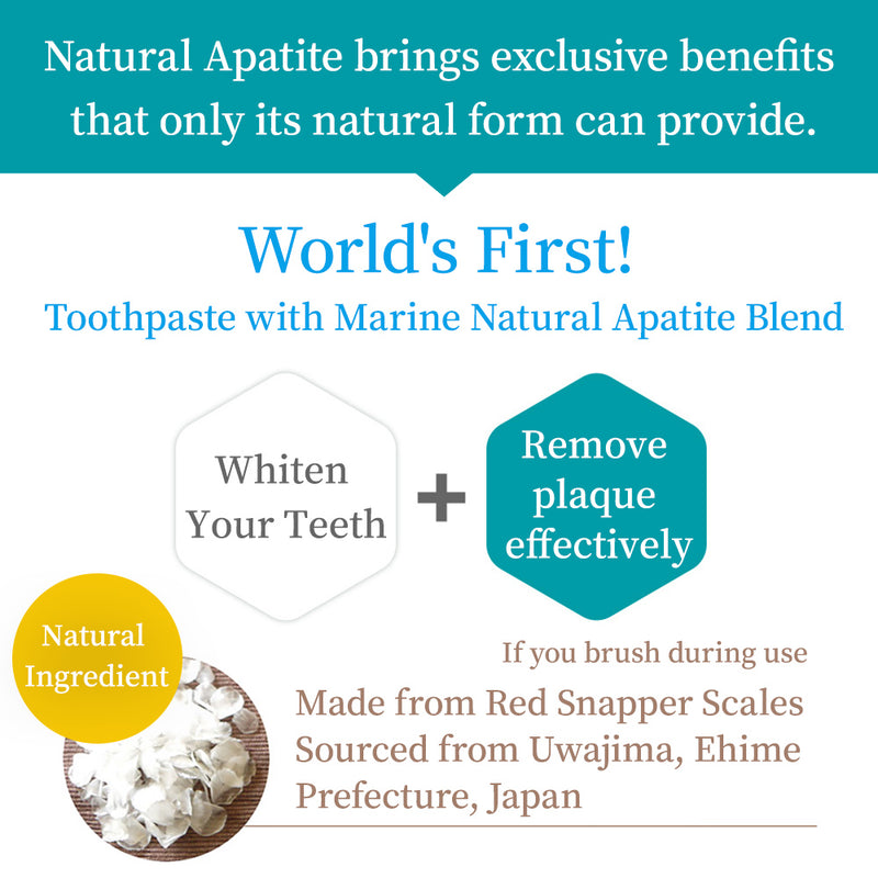 Natural Apatite Toothpaste
Kilalun Premium Toothpowder Powder Type × 3